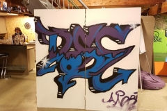 Graffiti Action Dezember 2020