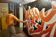 Graffiti mit Andri